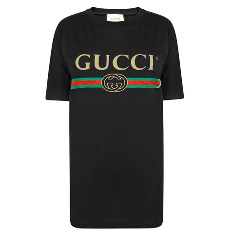 fake gucci long t-shirt women|genuine gucci t shirts.